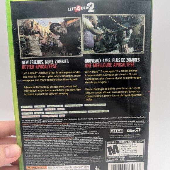 Left 4 dead 2 - Valve - Xbox 360 - Picture 2 of 3